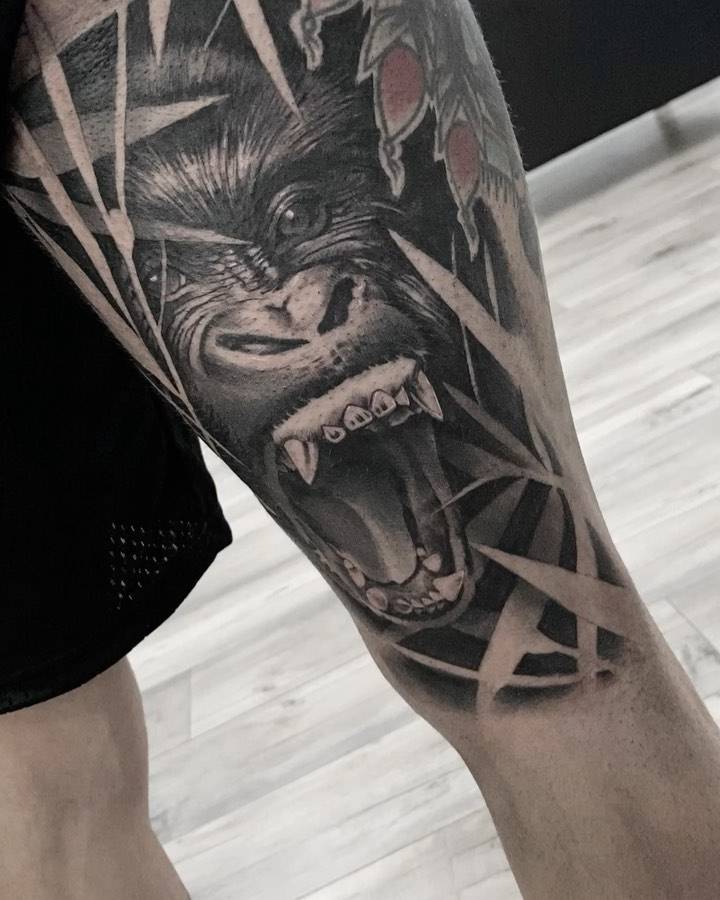 Cody Garbrandt arm tiger tattoo