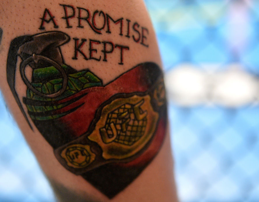 Cody Garbrandt A Promise Kept tattoo