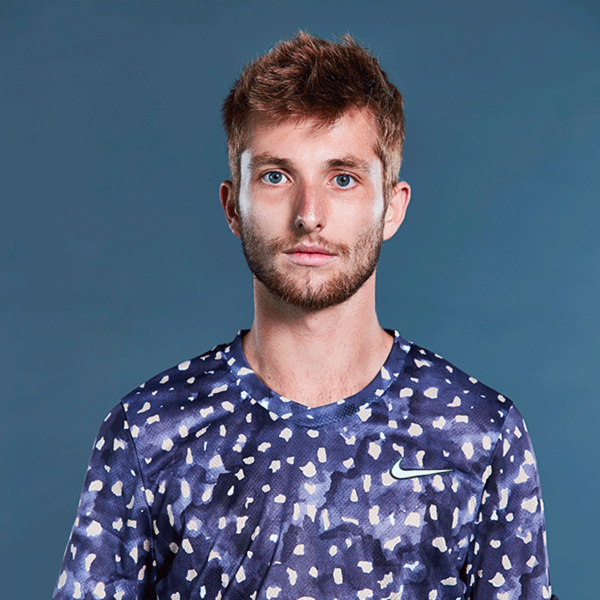 Corentin Moutet portrait: face-visible player profile portrait for visual reference