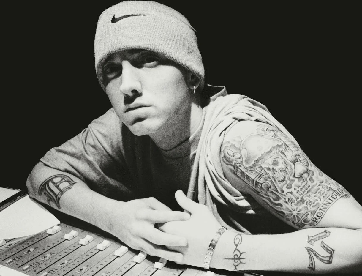 Eminem D12 tribal Ronnie arm tattoo