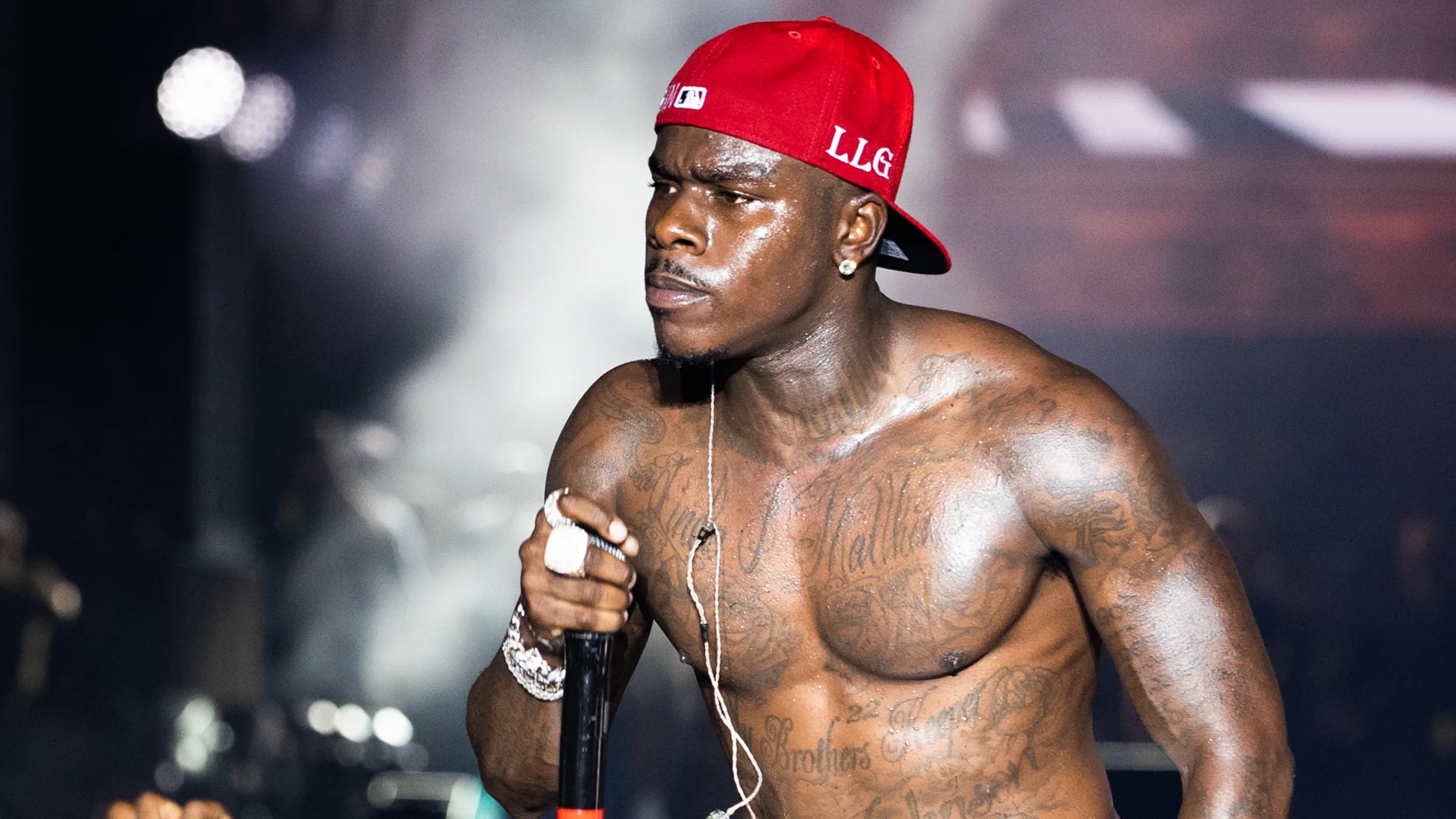 DaBaby Hot 97 torso tattoos
