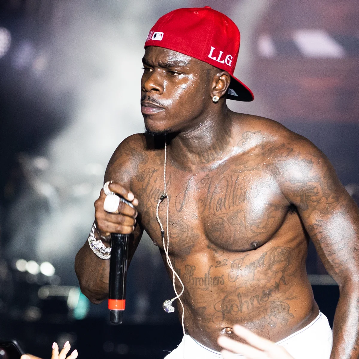 DaBaby Summer Jam torso tattoos