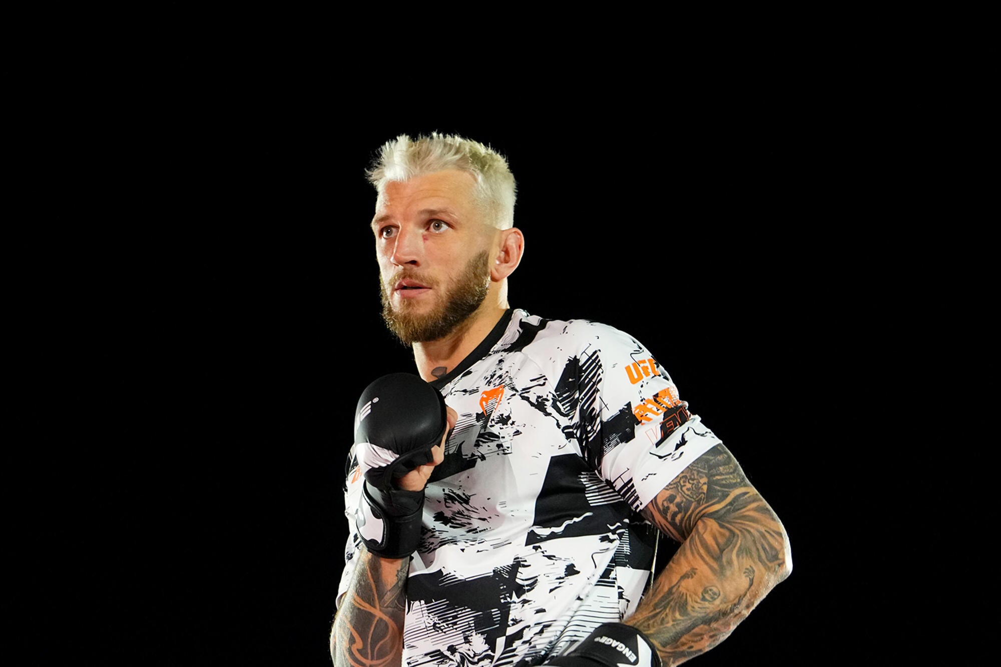 Dan Hooker in a contextual photograph: His own taste comes first photograph; not tattoo evidence