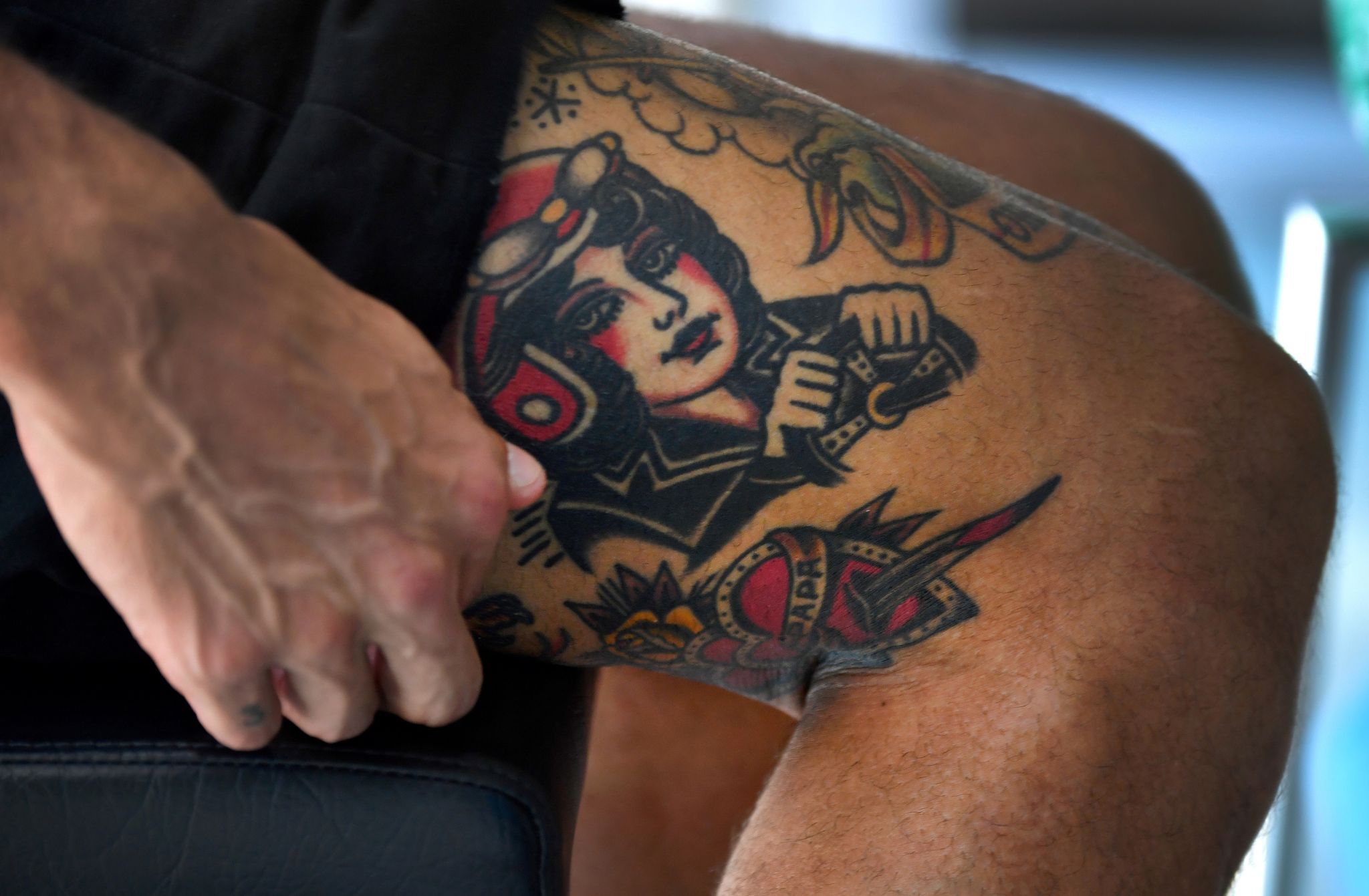 Daniel Ricciardo tattoos: verified tattoo photograph