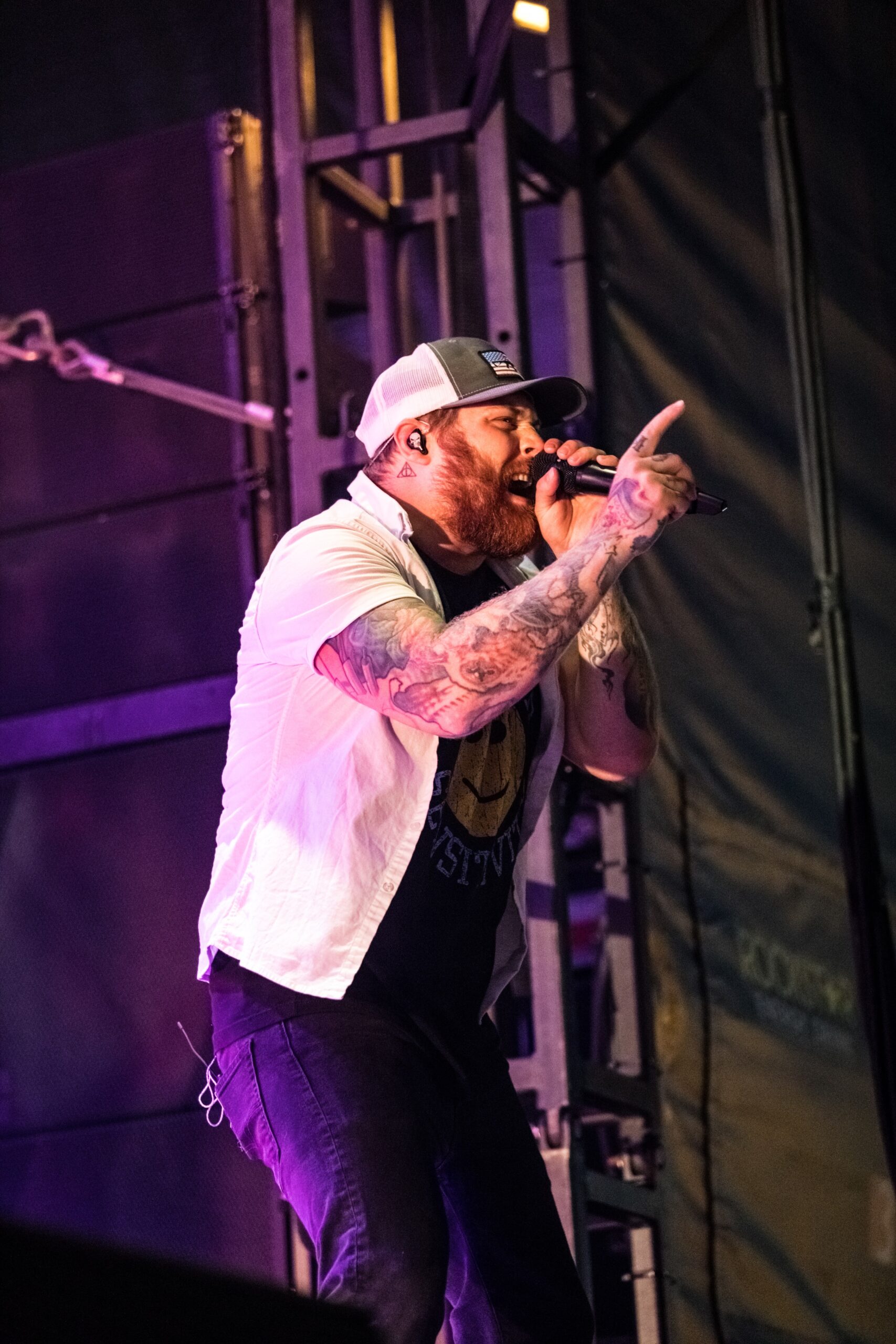 Danny Worsnop hand and forearm tattoos