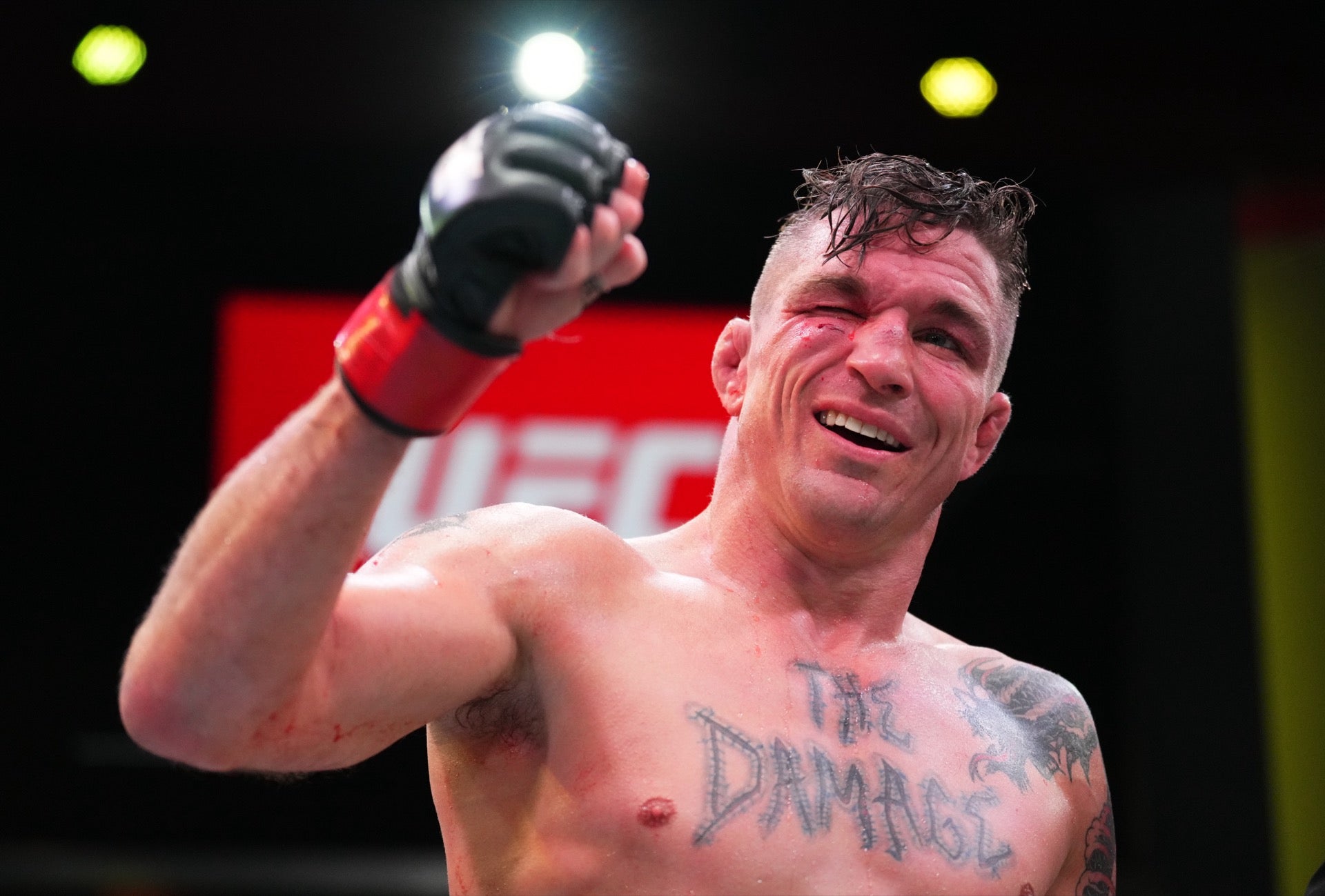 Darren Elkins tattoos: A closer look at the chest tattoo