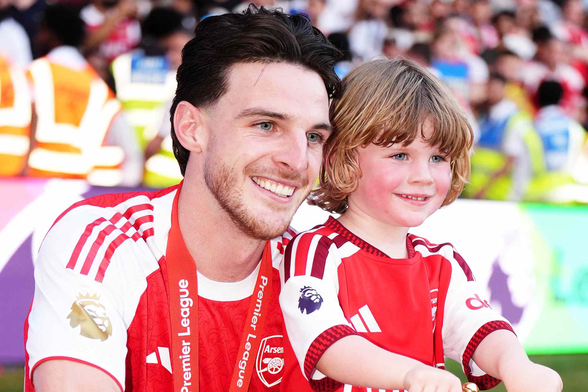 Declan Rice tattoos: Jude tribute in a family photograph