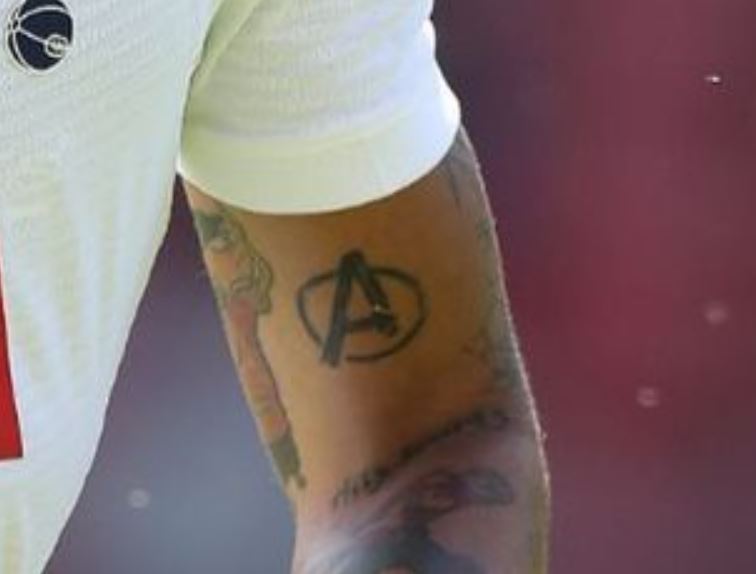 Dele Alli Avengers A tattoo Dele Alli tattoos: inline tattoo evidence
