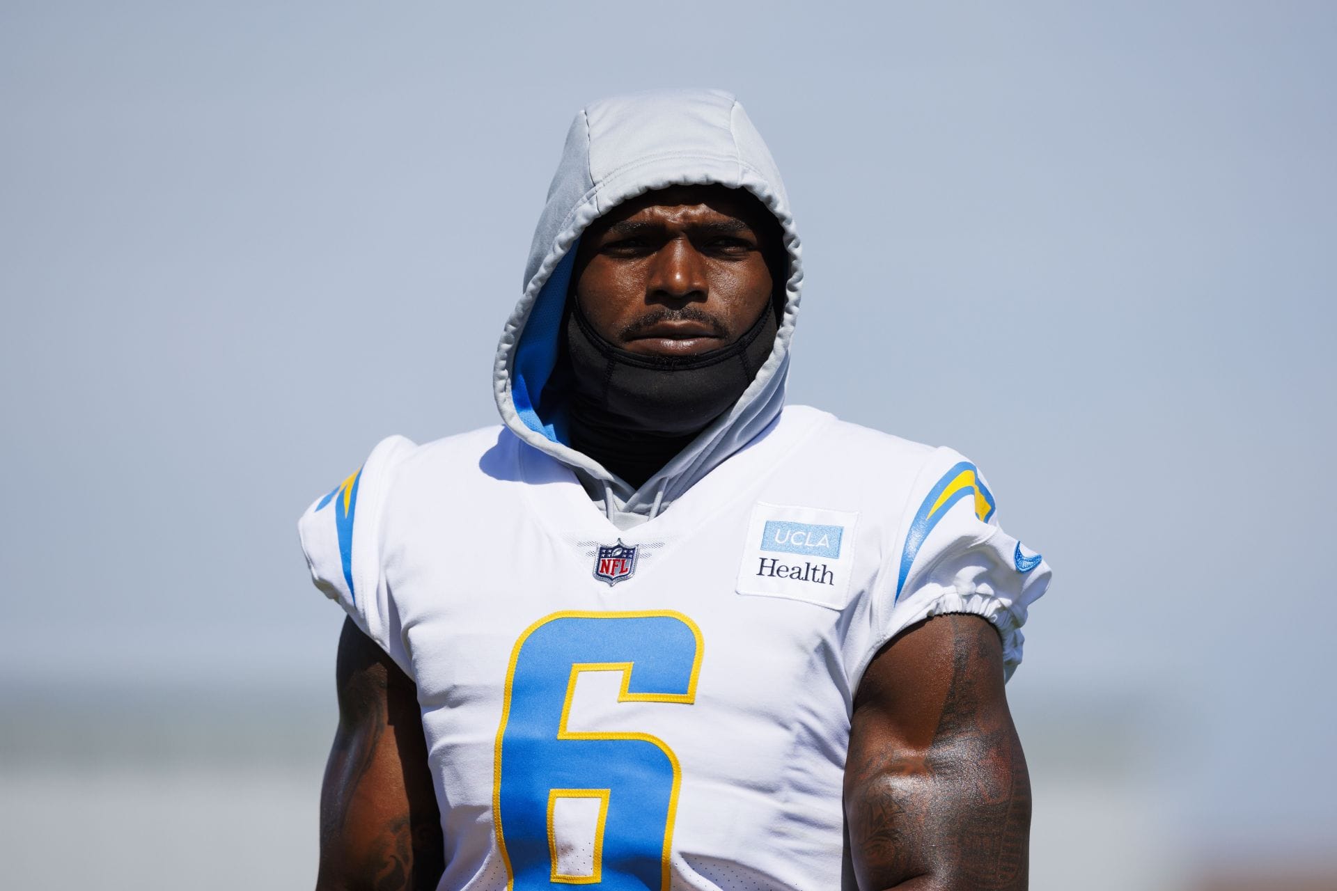 Denzel Perryman contextual celebrity photo; not tattoo evidence Denzel Perryman in a contextual photograph: contextual celebrity photo; not tattoo evidence; not tattoo evidence
