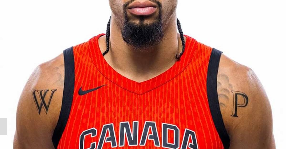 Dillon Brooks tattoos: Inline tattoo image for the documented Wolf Pack shoulder lettering.