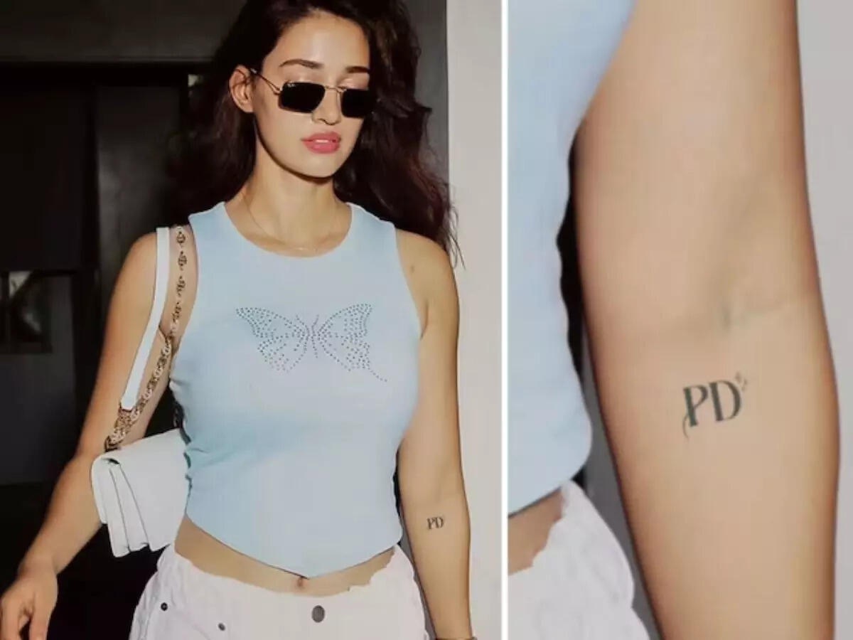 Disha Patani tattoos: Disha Patani's PD forearm tattoo