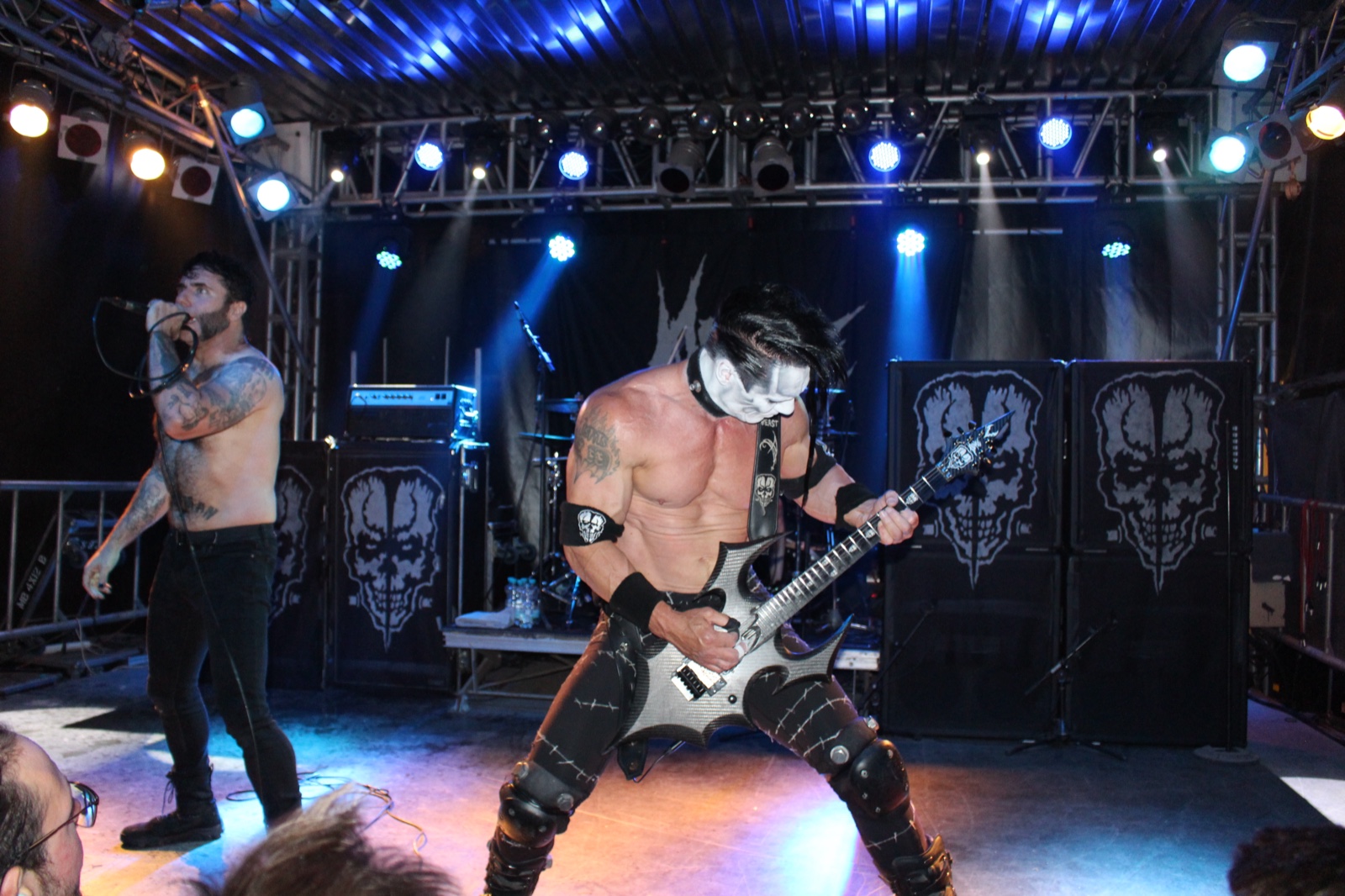Doyle Wolfgang von Frankenstein upper arm tattoos