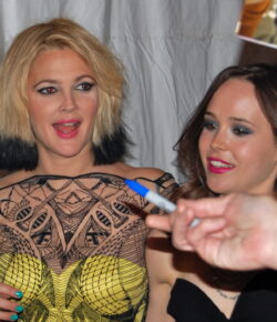 Drew Barrymore keeps her family story close in Tattoos