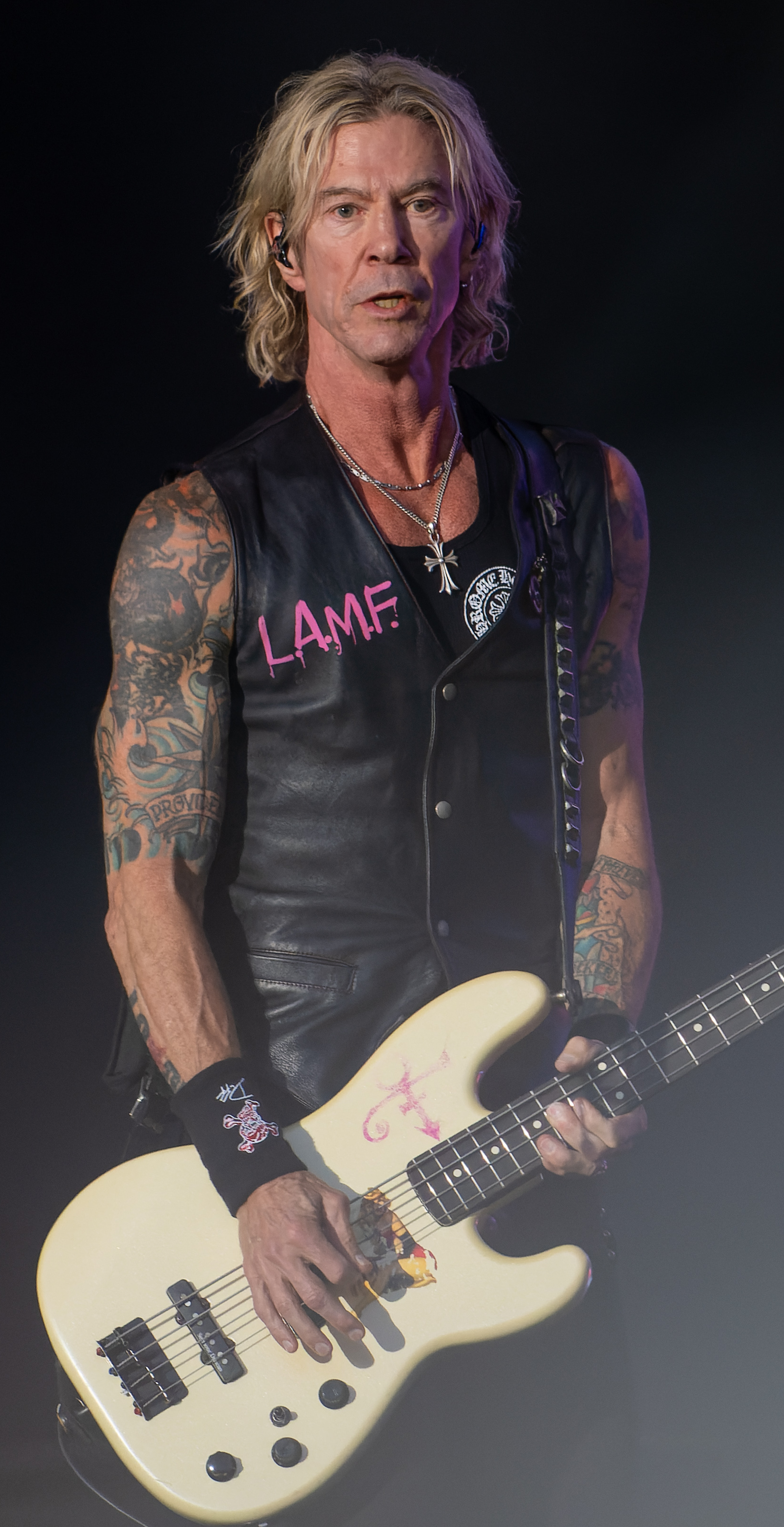 Duff McKagan tattoos on both arms