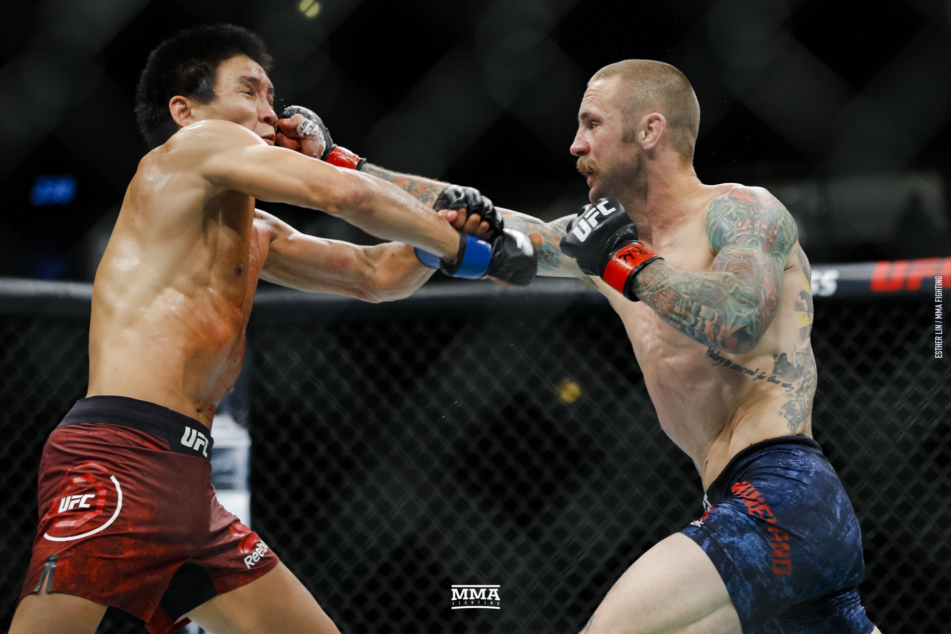 Eddie Wineland tattoos: The colorful sleeve on his left arm