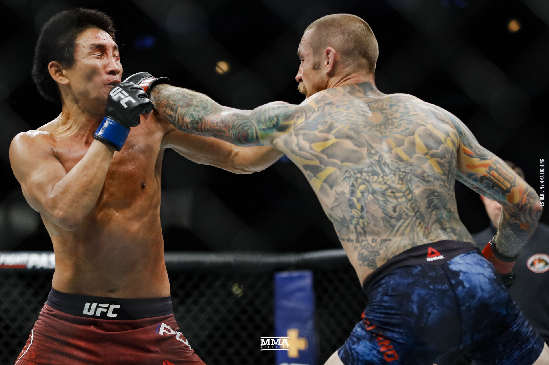Eddie Wineland tattoos: The warrior tattoo covering his back