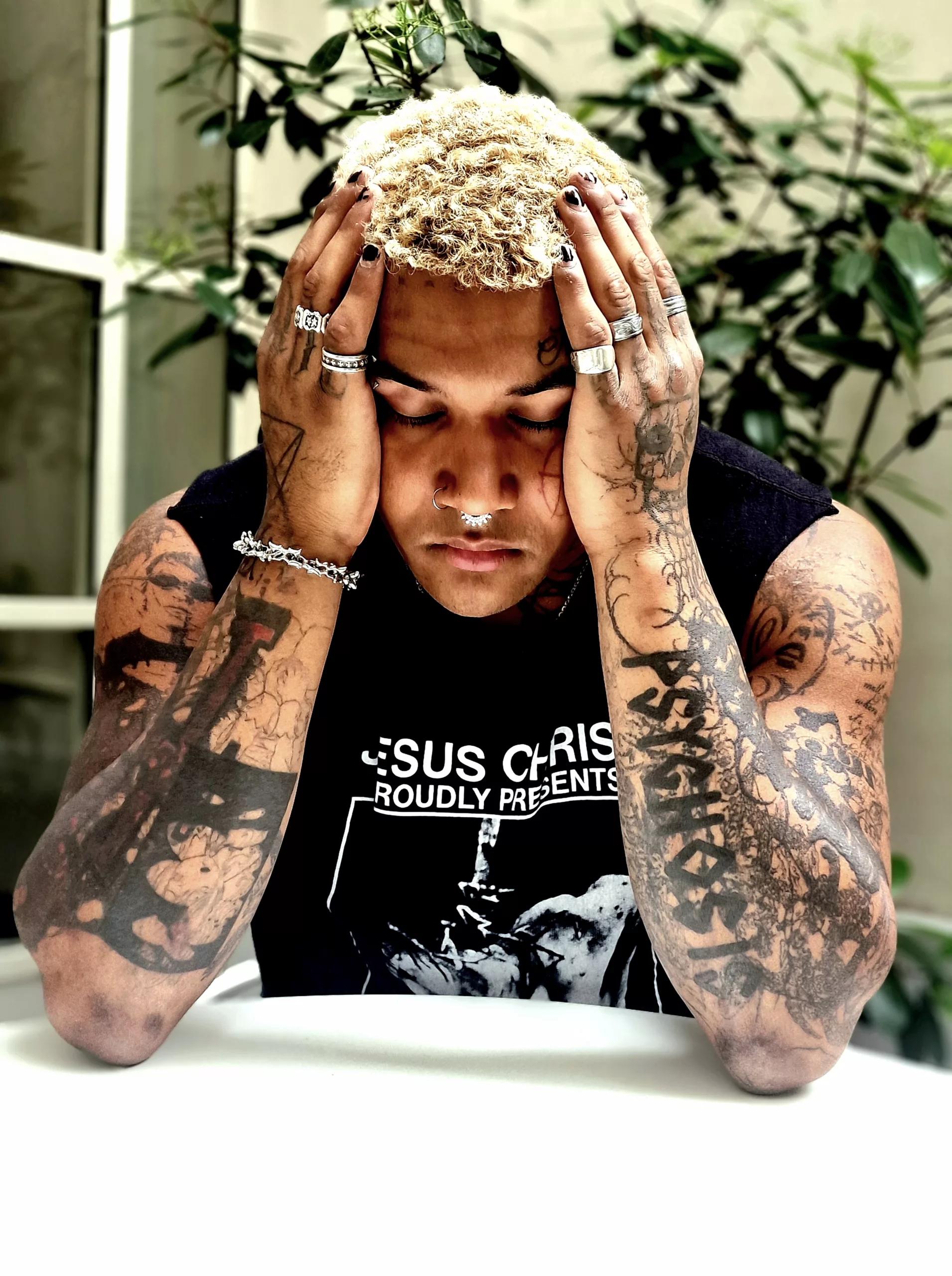 EKKSTACY tattoos: Hand and arm tattoo evidence