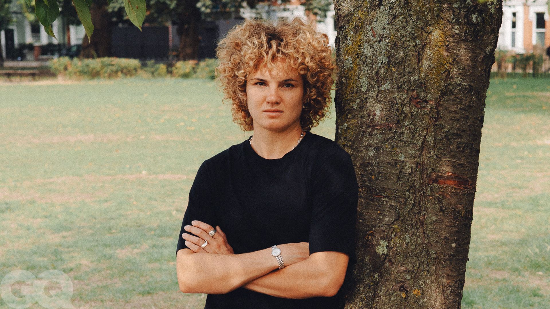 Ellie Kildunne contextual GQ portrait for the rough-DIY section; not tattoo evidence Ellie Kildunne in a contextual photograph: contextual GQ portrait for the rough-DIY section; not tattoo evidence; not tattoo evidence