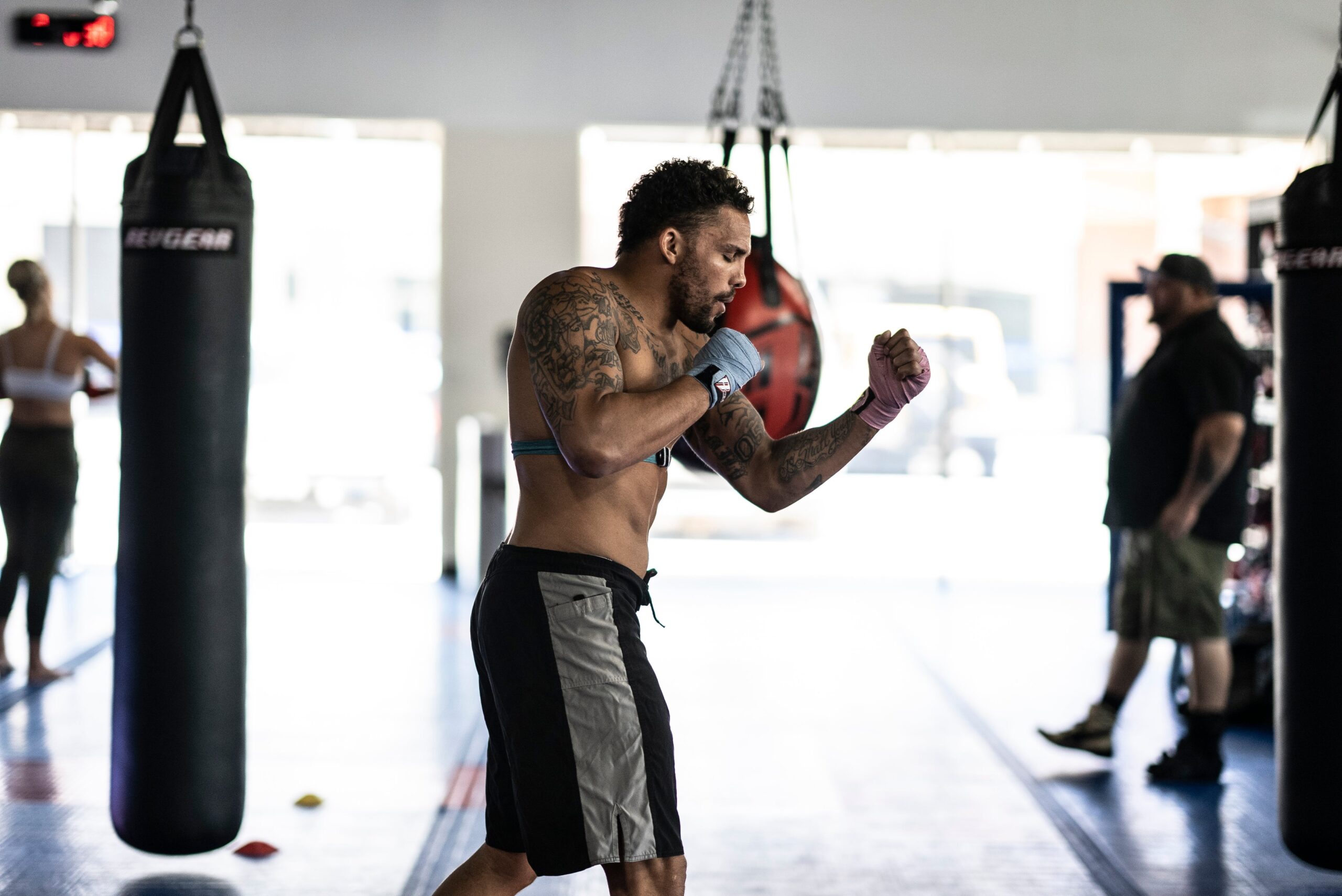 Eryk Anders Training and the second sporting career Eryk Anders in a contextual photograph: Training and the second sporting career; not tattoo evidence