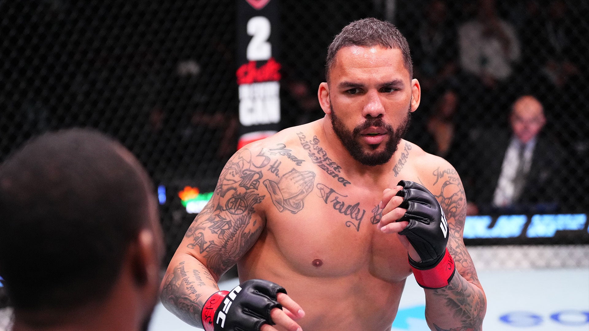 Eryk Anders Praying hands and upper-arm tattoos Eryk Anders tattoos: Praying hands and upper-arm tattoos