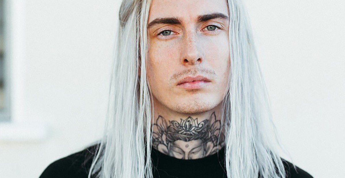 Ghostemane Buddha neck tattoo