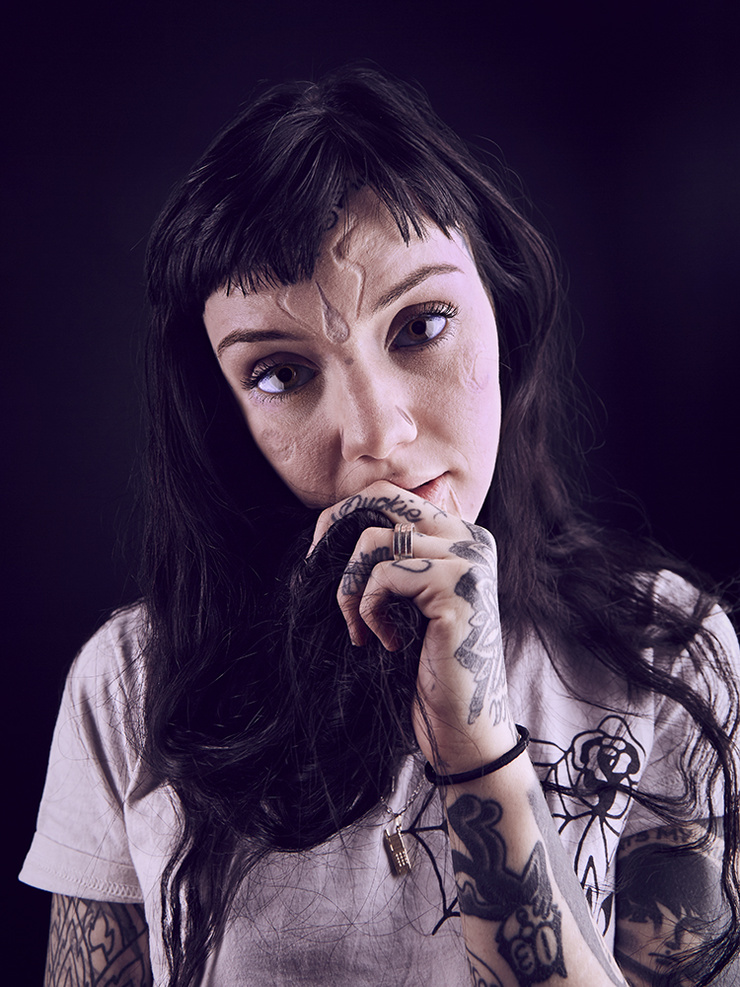 Grace Neutral tattoos: Hand lettering and forearm tattoo details