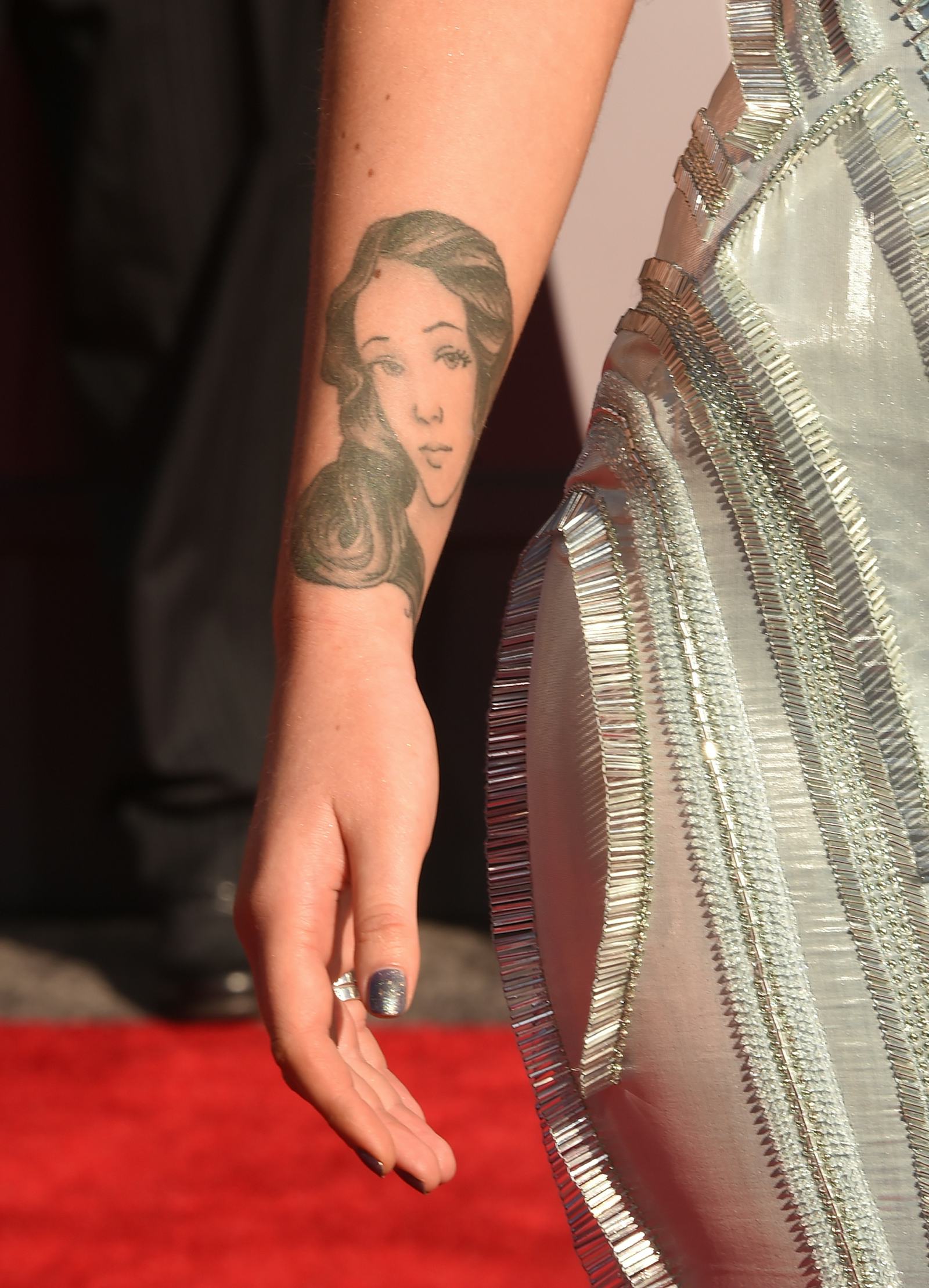 Iggy Azalea tattoos: Birth of Venus forearm tattoo