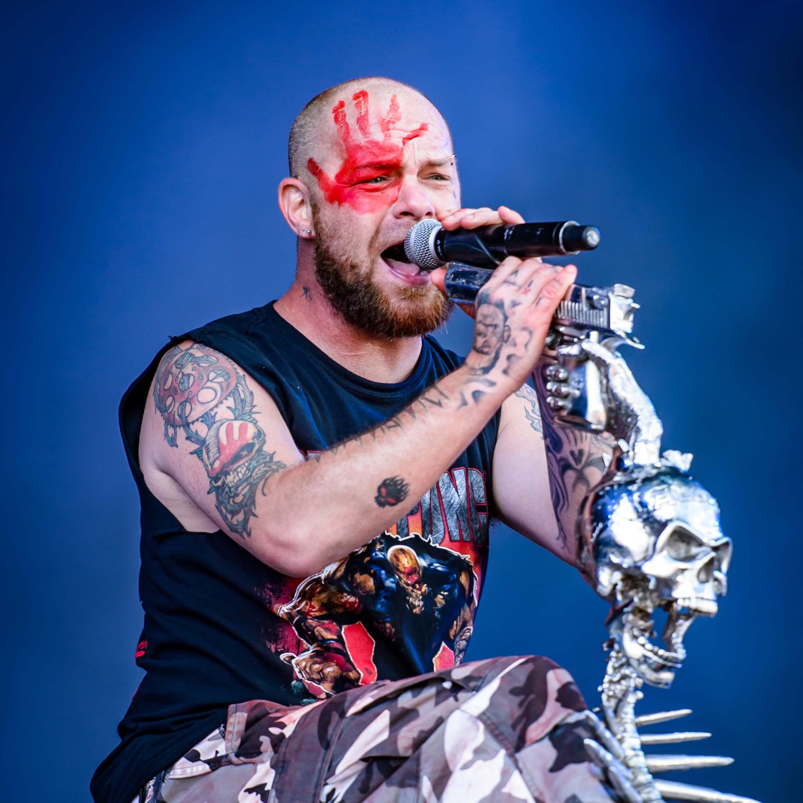 Ivan Moody Spawn comic tattoo sleeve