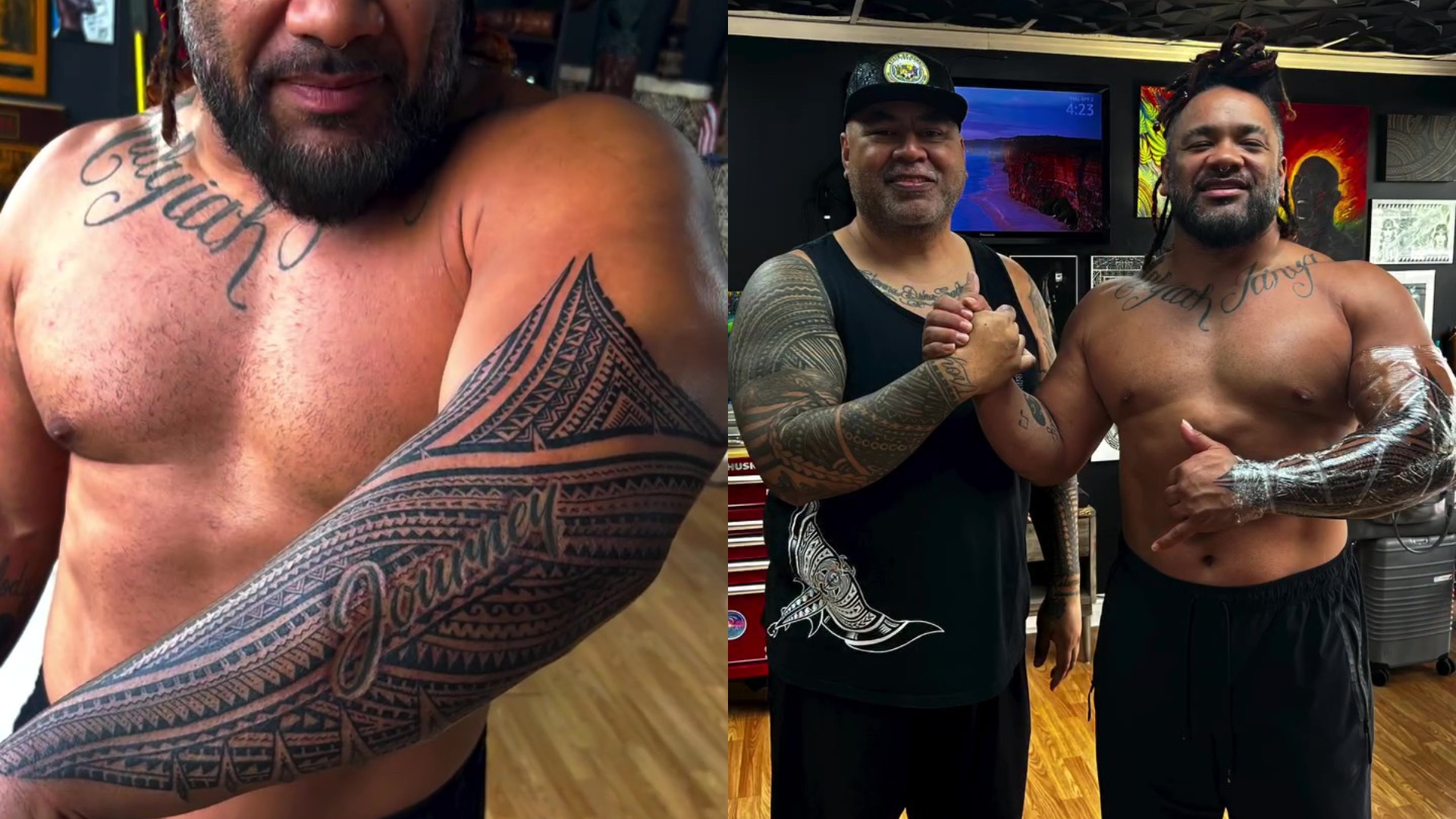 Jacob Fatu genuine new Samoan arm tattoo evidence Jacob Fatu tattoos: genuine new Samoan arm tattoo evidence
