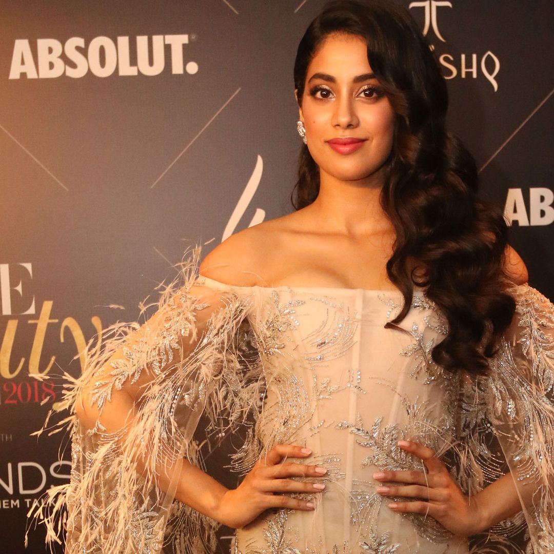 Janhvi Kapoor contextual event portrait; not tattoo evidence Janhvi Kapoor in a contextual photograph: contextual event portrait; not tattoo evidence; not tattoo evidence
