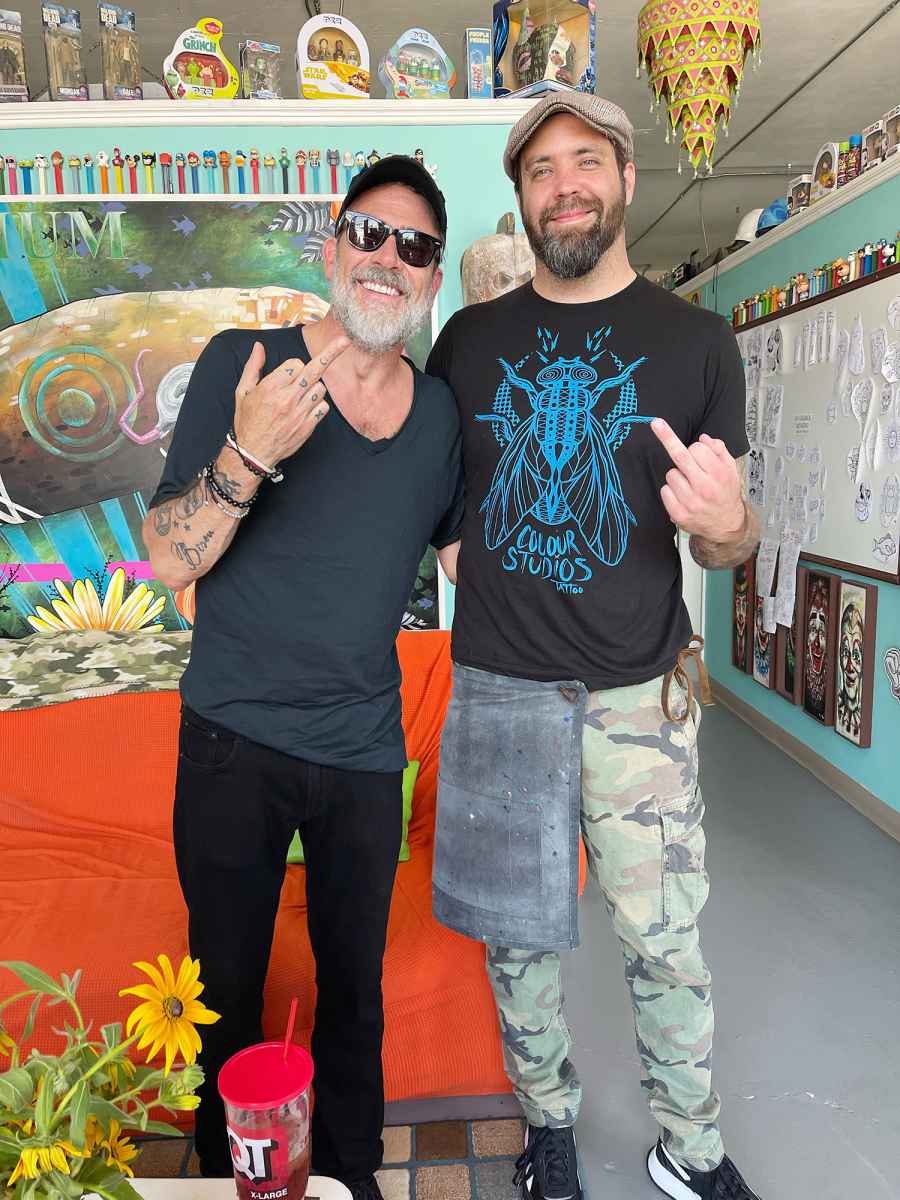 Jeffrey Dean Morgan tattoos: His hand and forearm ink has a looser feel