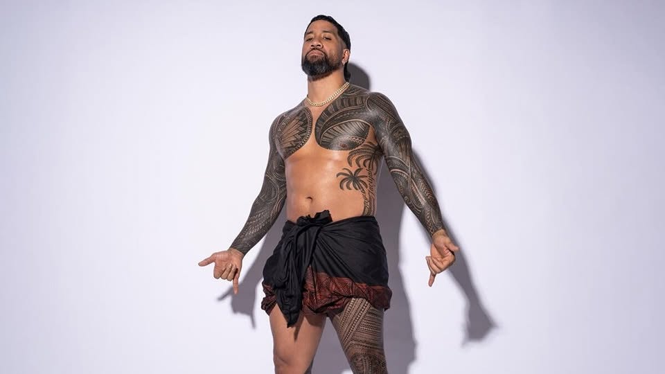 Jey Uso full-body Samoan tattoos