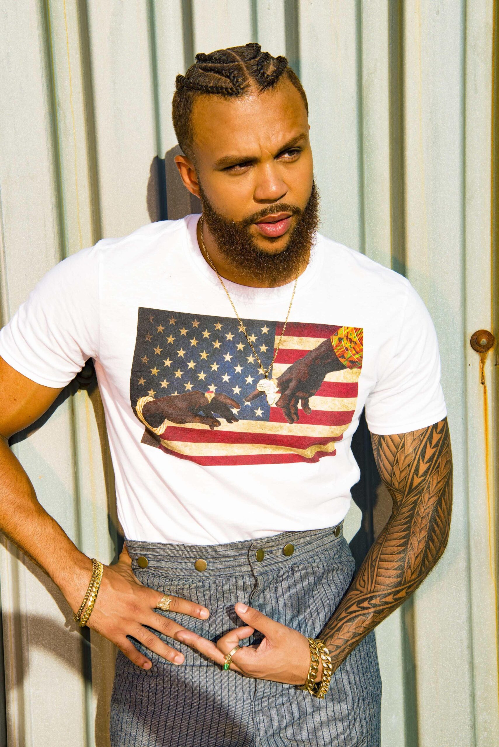 Jidenna Tattoos: Nsibidi, Polynesian Motifs and His Sleeve