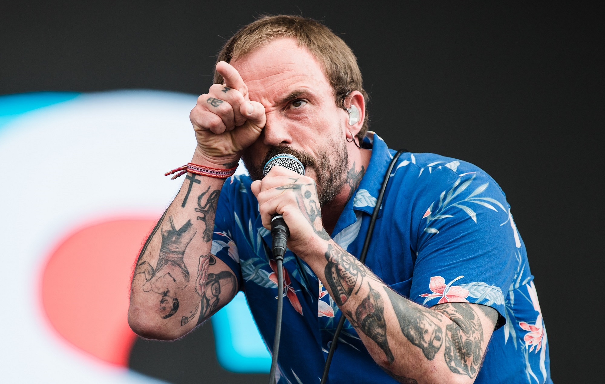 Joe Talbot tattoos: genuine tattoo photograph showing Talbot's arm and hand work