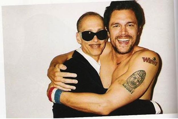 Johnny Knoxville upper arm tattoo