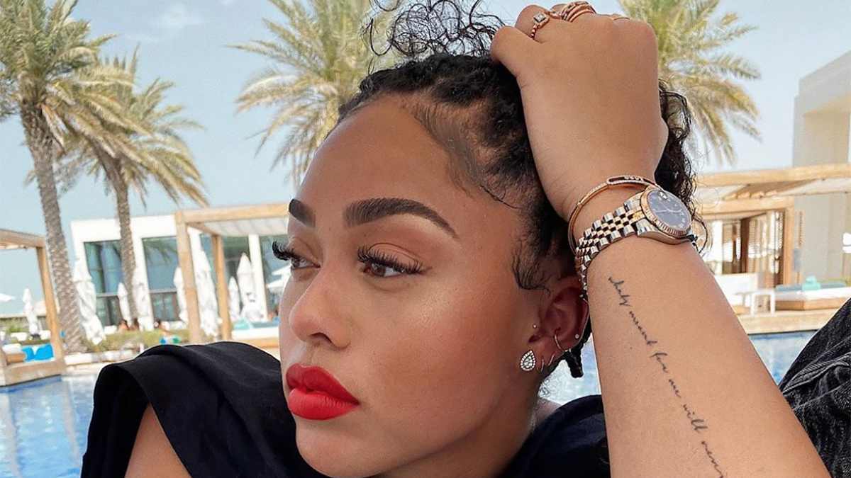 Jordyn Woods tattoos: The script quote on her forearm