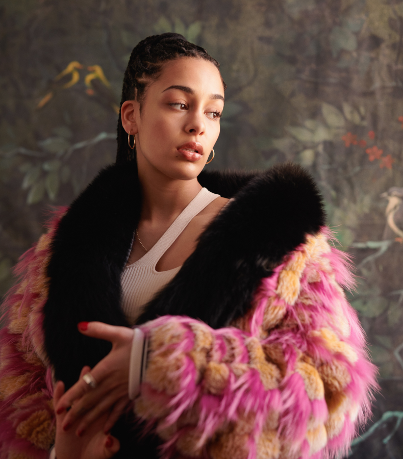Jorja Smith in a contextual photograph: inline; not tattoo evidence