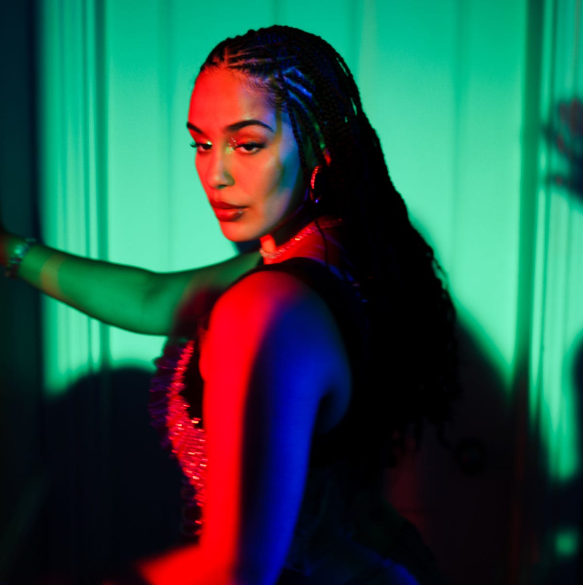 Jorja Smith in a contextual photograph: inline; not tattoo evidence