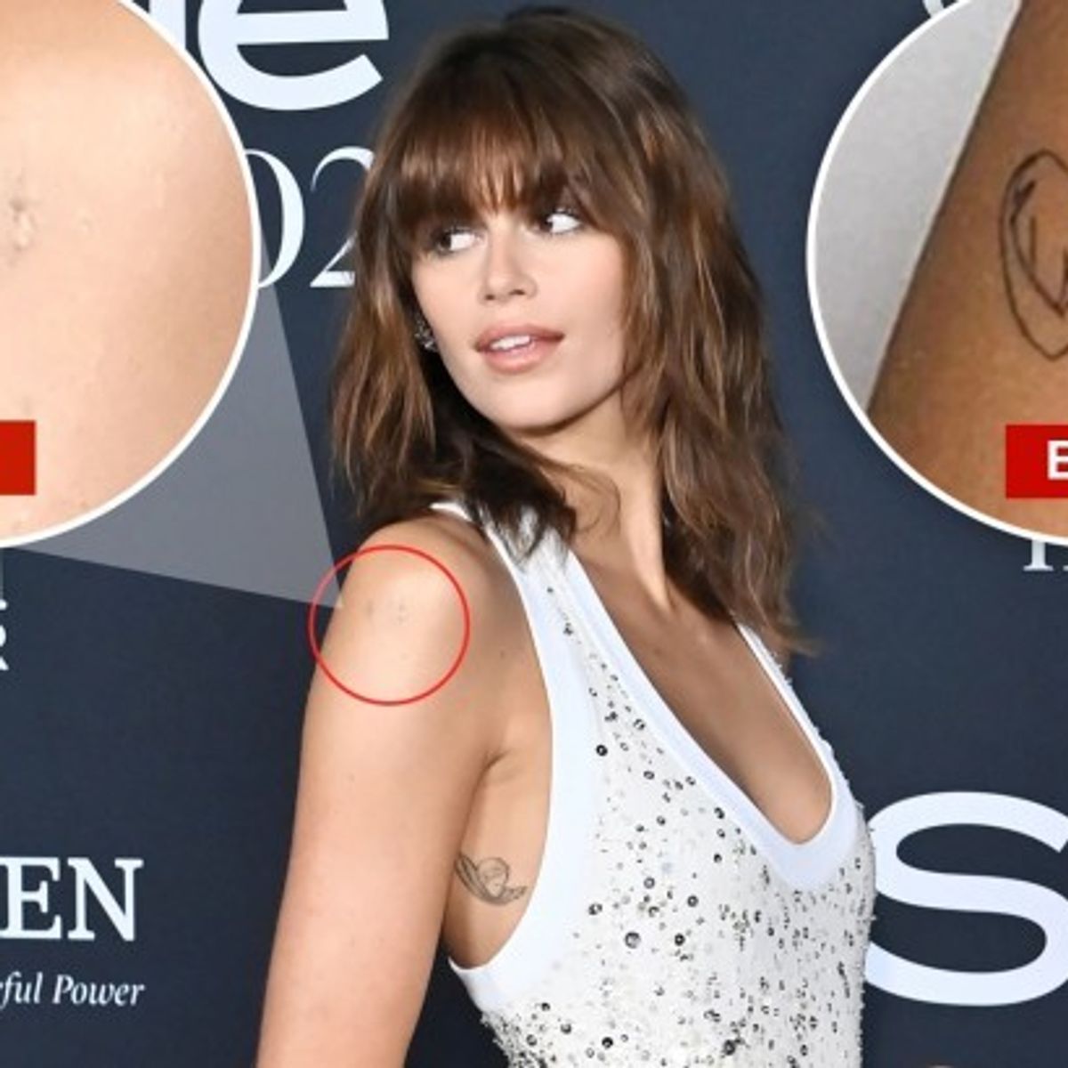 Kaia Gerber tattoos: The female torso tattoo with a personal edge