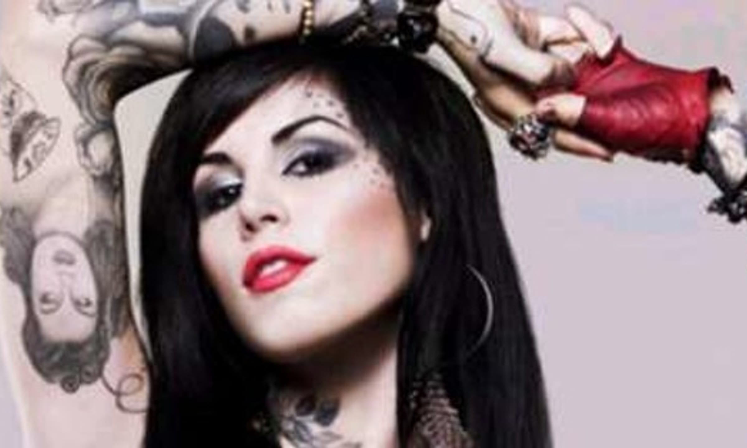 Kat Von D tattoo portrait