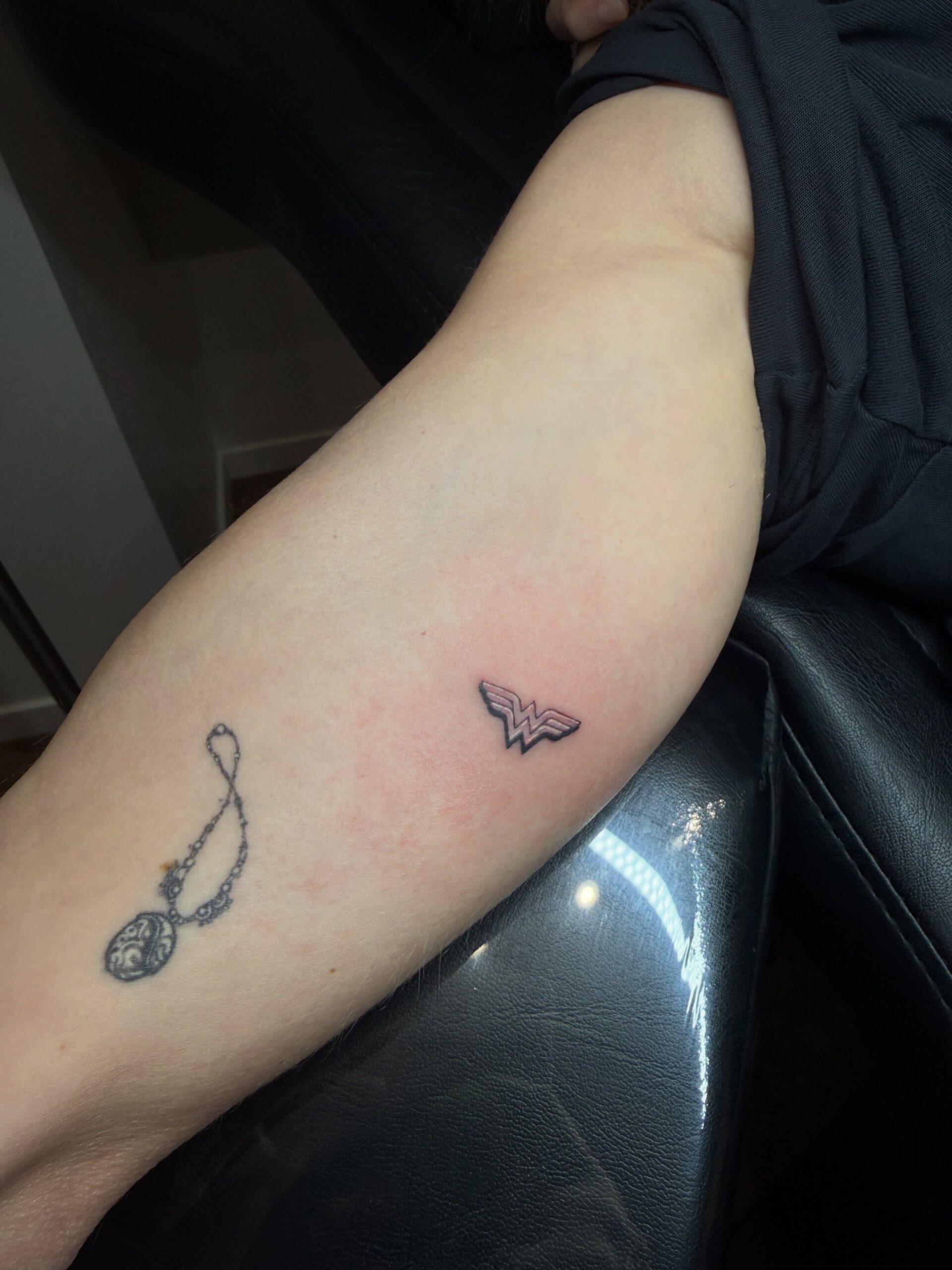Katee Sackhoff tattoos: genuine tattoo close-up from Sackhoff’s documented family tattoo post