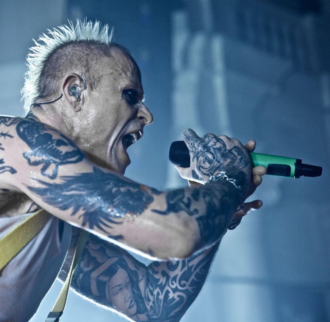 Keith Flint chest tattoos