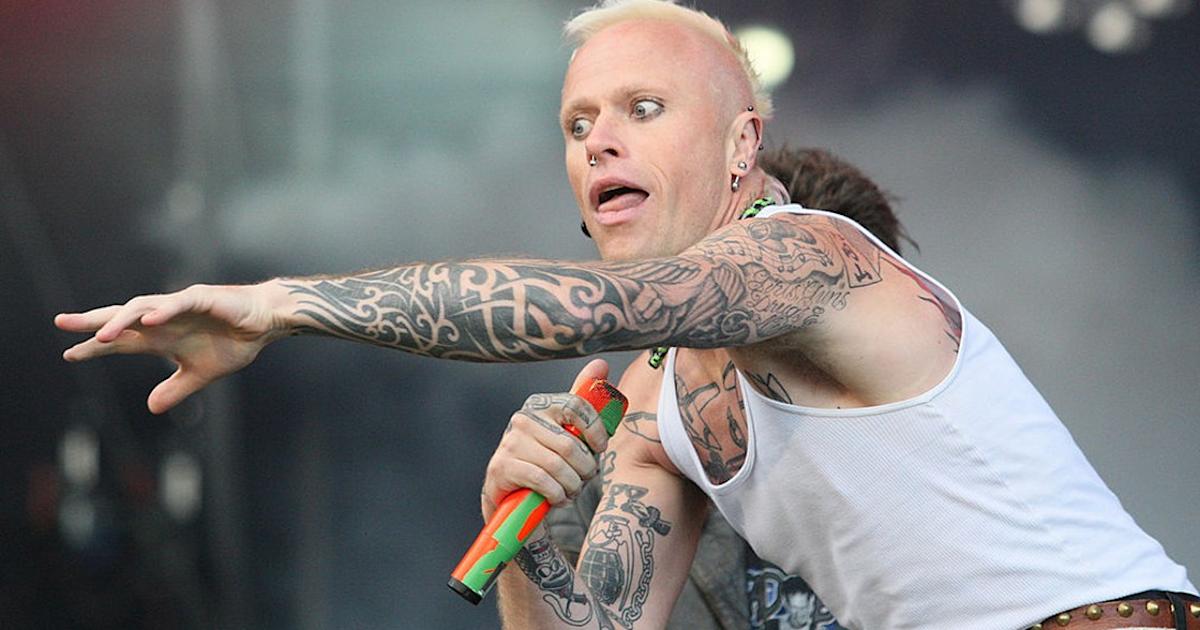 Keith Flint sleeve tattoos