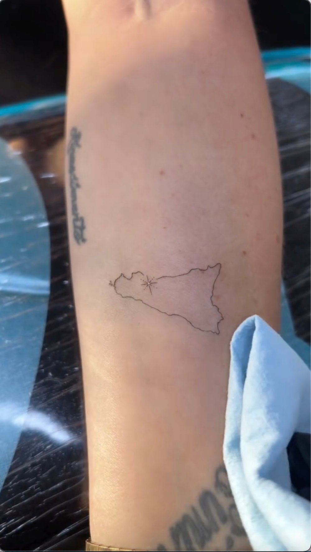 Kelly Rizzo tattoos: Kelly Rizzo's Sicily tattoo has a family tie