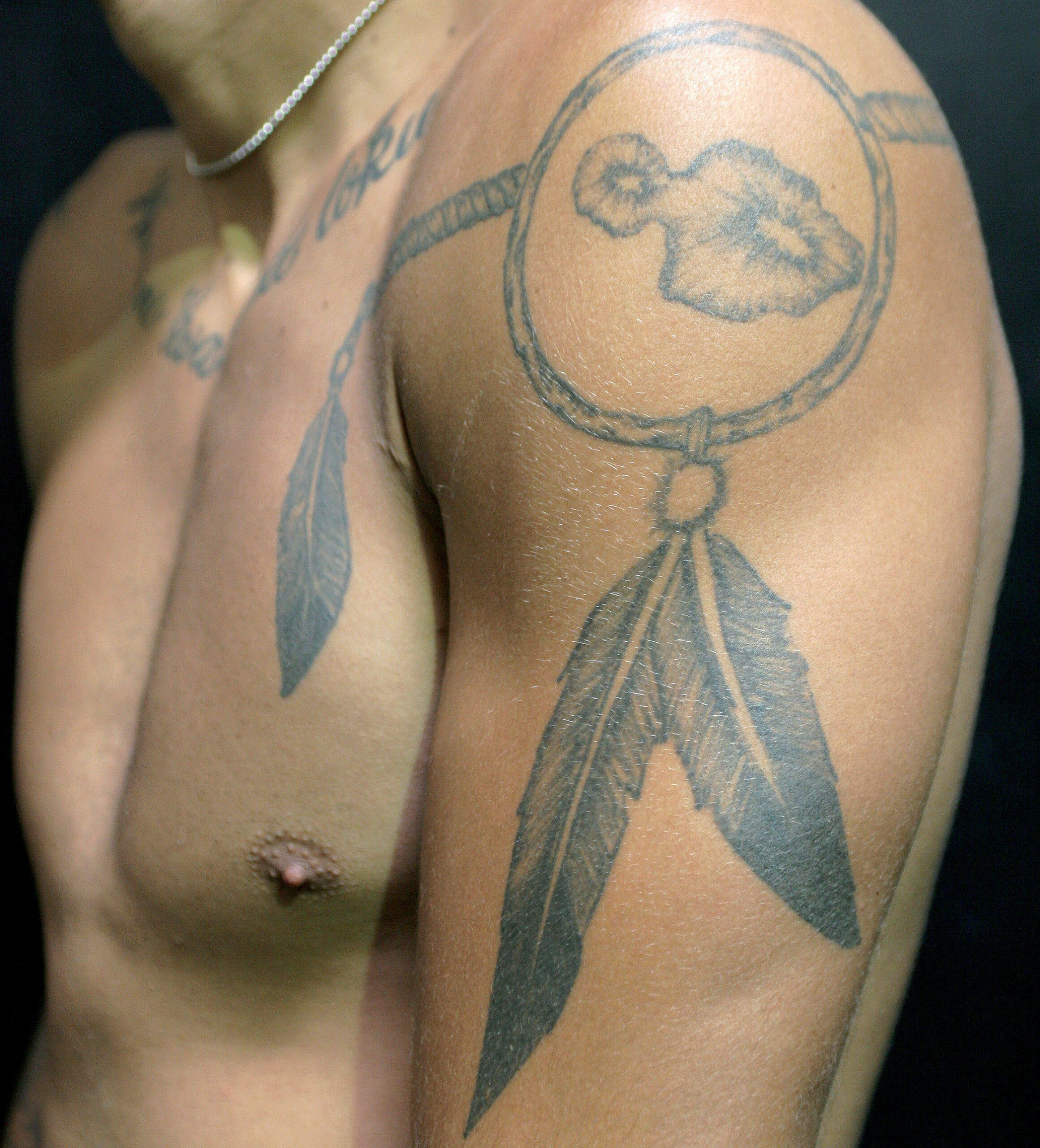 Kendall Grove: Dream catcher tattoo with Maui inside Kendall Grove tattoos: Dream catcher tattoo with Maui inside