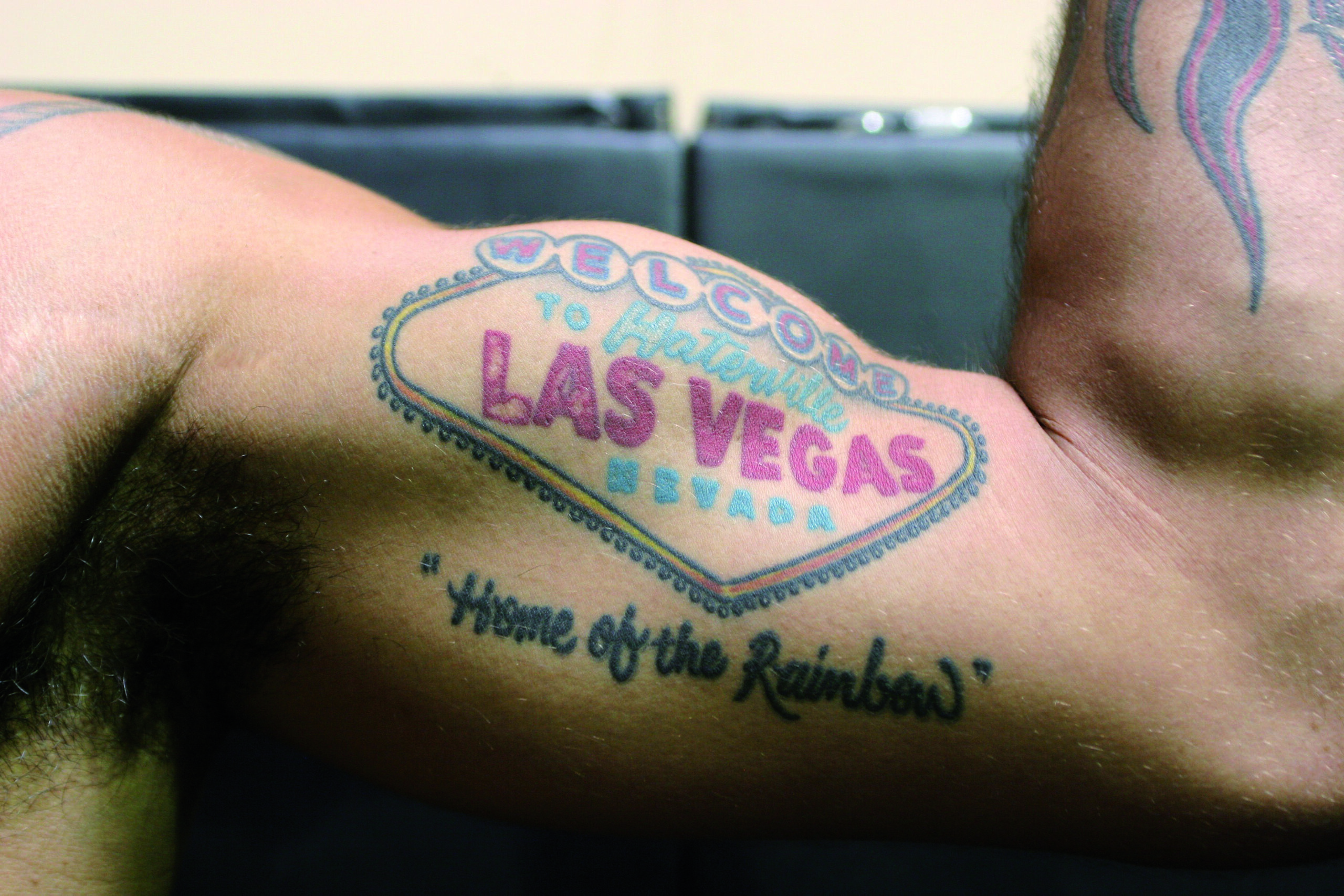 Kendall Grove: Welcome to Hatersville sign tattoo Kendall Grove tattoos: Welcome to Hatersville sign tattoo