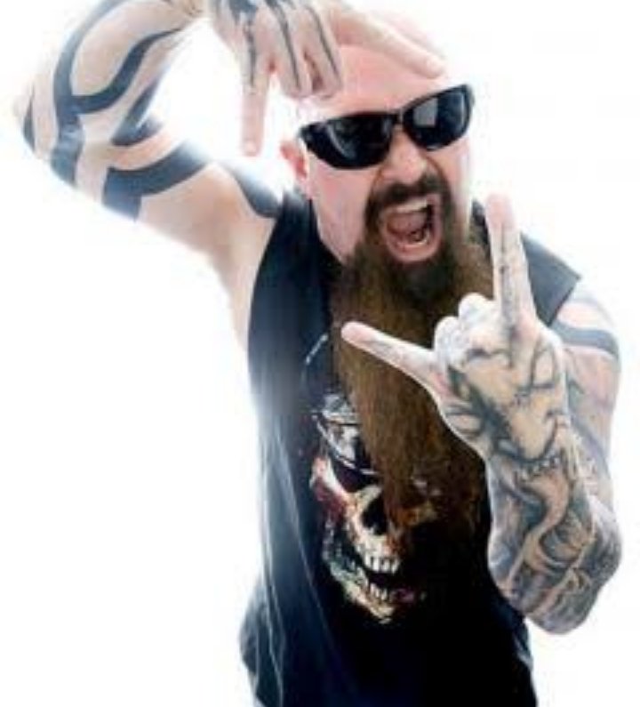 Kerry King hand and arm tattoos