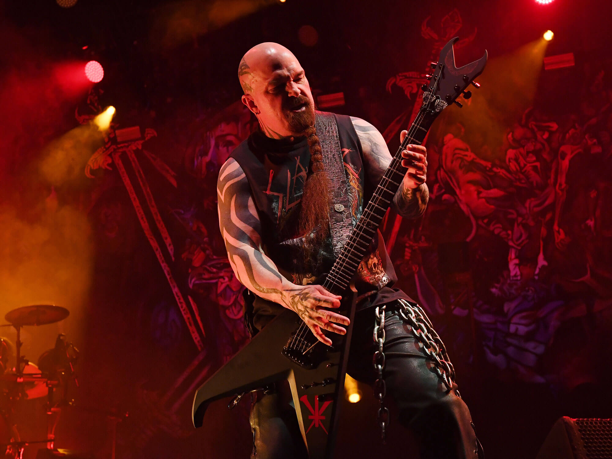 Kerry King stage tattoos