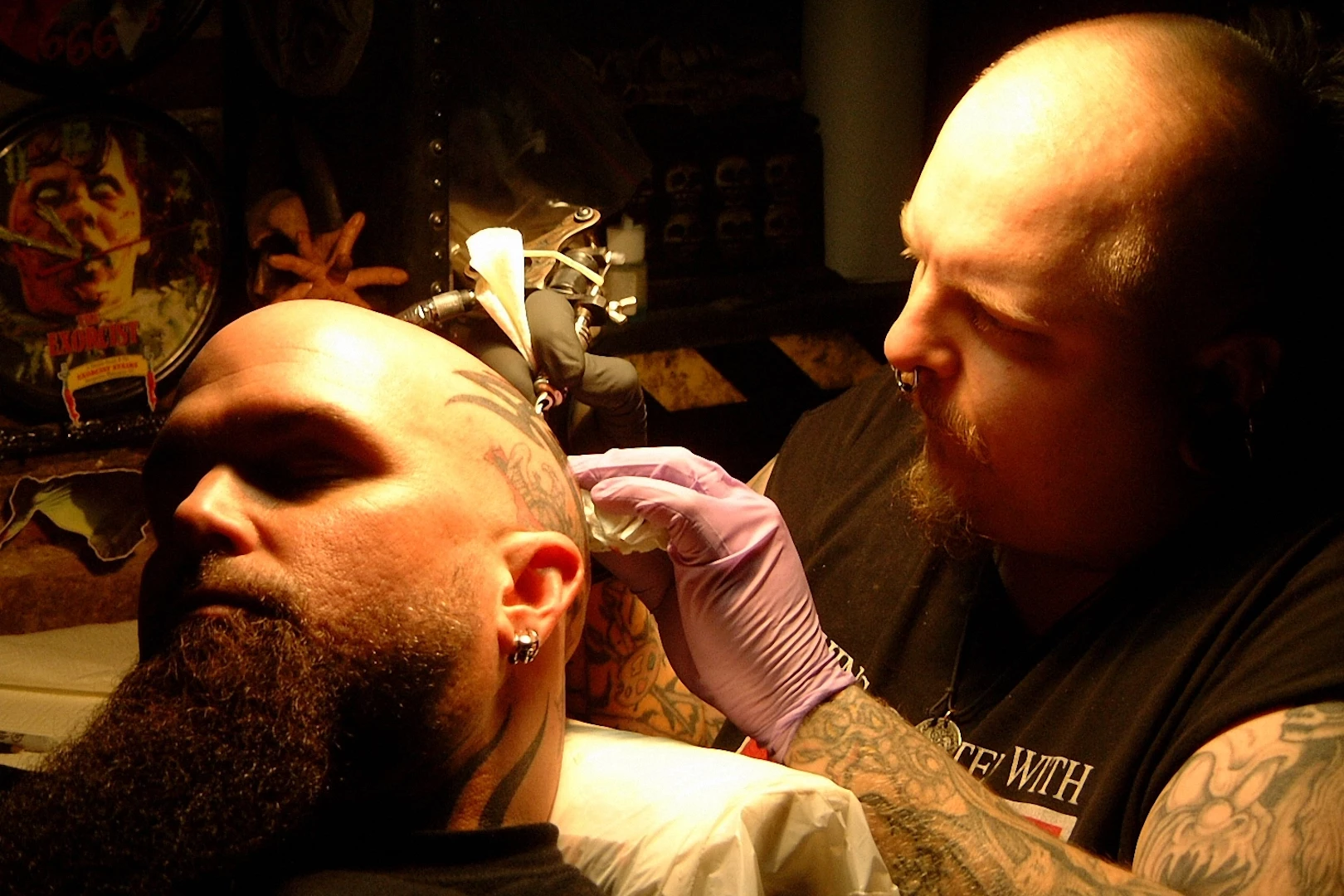 Kerry King tattoo session