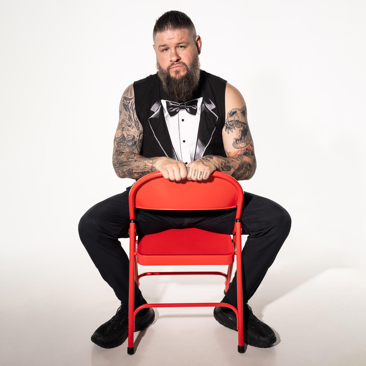 Kevin Owens sleeve tattoos